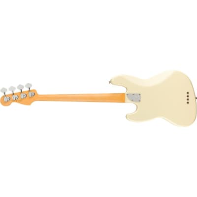 Fender American Professional II Jazz Bass, Fretless, Rosewood Fingerboard, Olympic White image 5