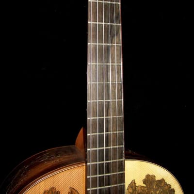 Blueberry Guitar Classical Nylon String 2023 - Hand Carved & Handmade image 9