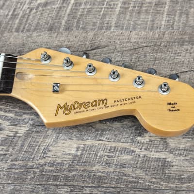 MyDream Stratocaster Custom Built - Light Relic Hot Rod Red Texas Special image 4