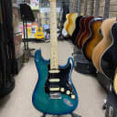 Fender Limited Edition American Elite Stratocaster HSS QMT with Maple Fretboard 2018 - Aqua Marine