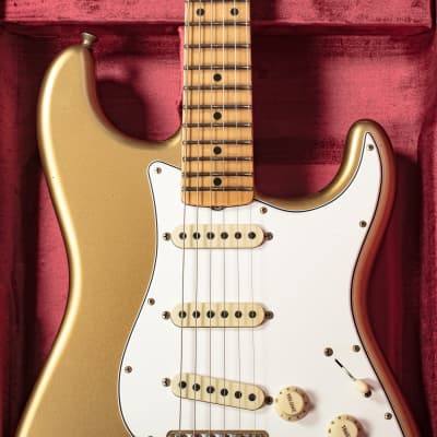 Fender - B2 Postmodern Stratocaster® - Electric Guitar - Journeyman Relic® - Maple Fingerboard - Aged Aztec Gold - w/ Custom Shop Hardshell Case - x6342 image 21