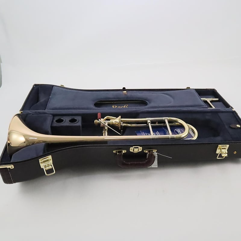 Bach Model 42AFG Stradivarius Professional Trombone with Gold Brass Bell  OPEN BOX