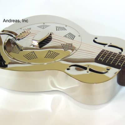 Regal Acoustic Resonator Guitar Nickel-Plated Steel Body - Open Box image 4