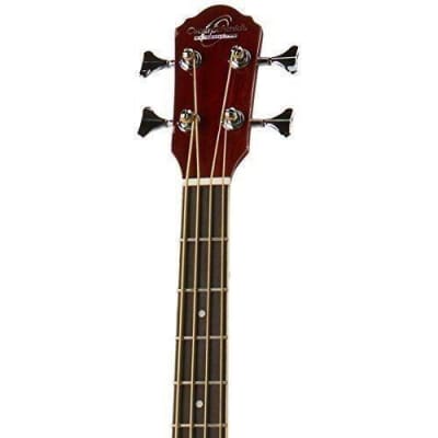 Oscar Schmidt OB100B Acoustic-Electric  Bass Guitar - Natural image 4