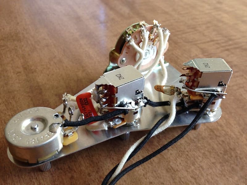 UP TO 19 Tones! Ultimate Wiring Harness Upgrade for HSS HSH Fender Stratocaster 250k Bourns, CTS image 1