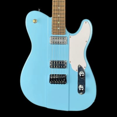 Shergold Telstar Standard Electric Guitar in Pastel Blue for sale