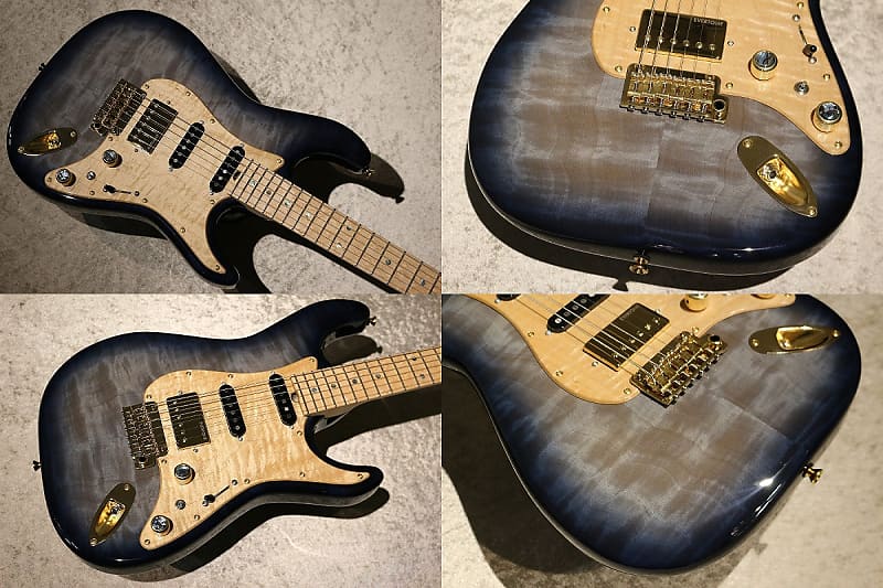 ギター Kino frawdit 22F SSH Ash/Flame Tochi Top Kino Factory frawdit 22F SSH Ash/Flame Tochi Top Trans