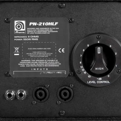 Ampeg Pro Neo PN-210HLF 2x10" Bass Speaker Cabinet (Used/Mint) image 4