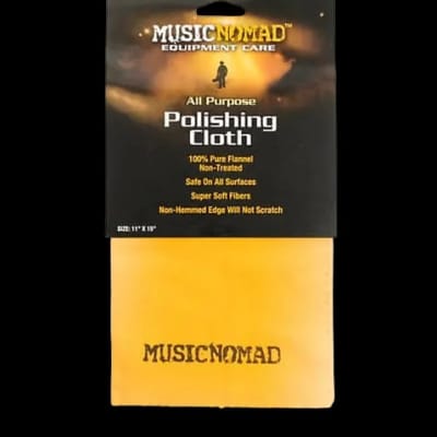 MusicNomad All Purpose Flannel Polishing Cloth