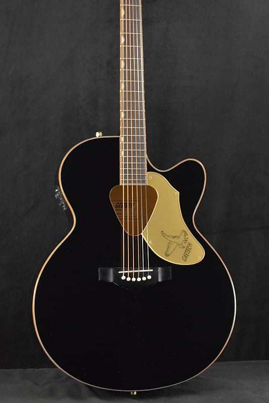 Gretsch G5022CBFE Rancher Black Falcon with Electronics CRACK ON TOP image 1