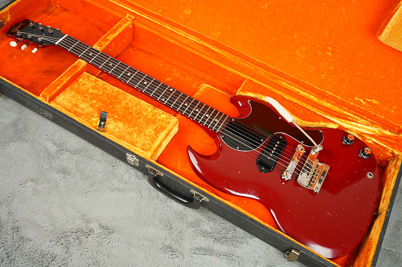 1965 Gibson SG Junior Ember Red + OHSC image 1
