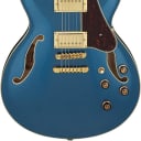 Ibanez AS73GPBM AS Series Standard 6-String Hollow Body Electric Guitar (Prussian Blue Metallic)