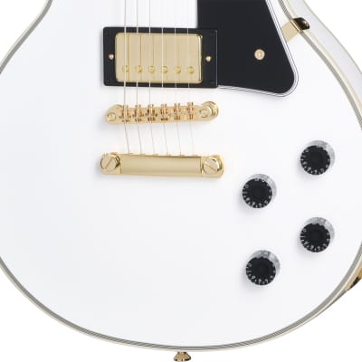 EPIPHONE LES PAUL CUSTOM ALPINE WHITE GITARA ELEKTRYCZNA Z POKROWCEM image 5