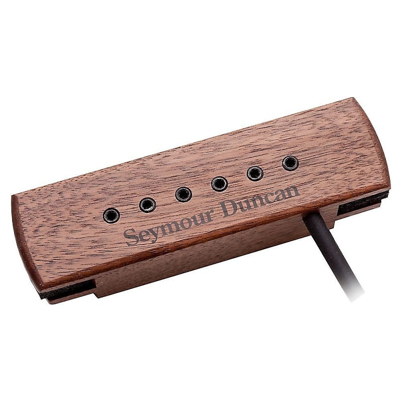 Seymour Duncan 11500-32-WLN Woody XL Adjustable Pole Pieces Soundhole Pickup Walnut  2-Day image 1