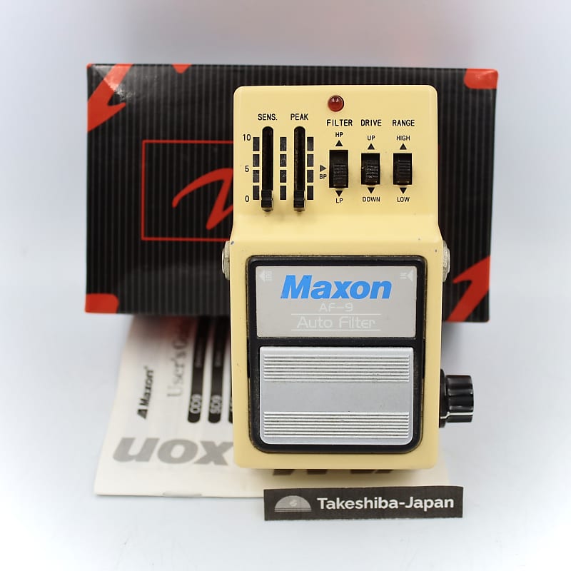 Maxon AF-9 Auto Filter Made in Japan With Original Box Modify Guitar Effect  Pedal 134NA0022