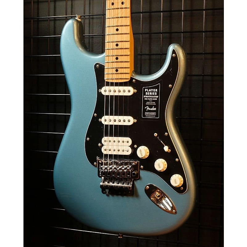 Fender MEX [USED] Player Stratocaster with Floyd Rose HSS (Tidepool/Maple)  [Made In Mexico] [Weight 3.66kg]