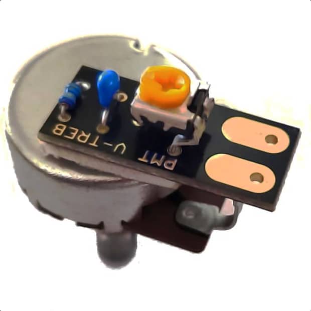 Bourns 250K Audio Pot w/ Variable Treble Bleed Circuit-Fine Spline image 1