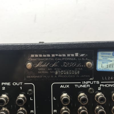 Marantz Vintage Control Stereo Console Model 3250B image 6