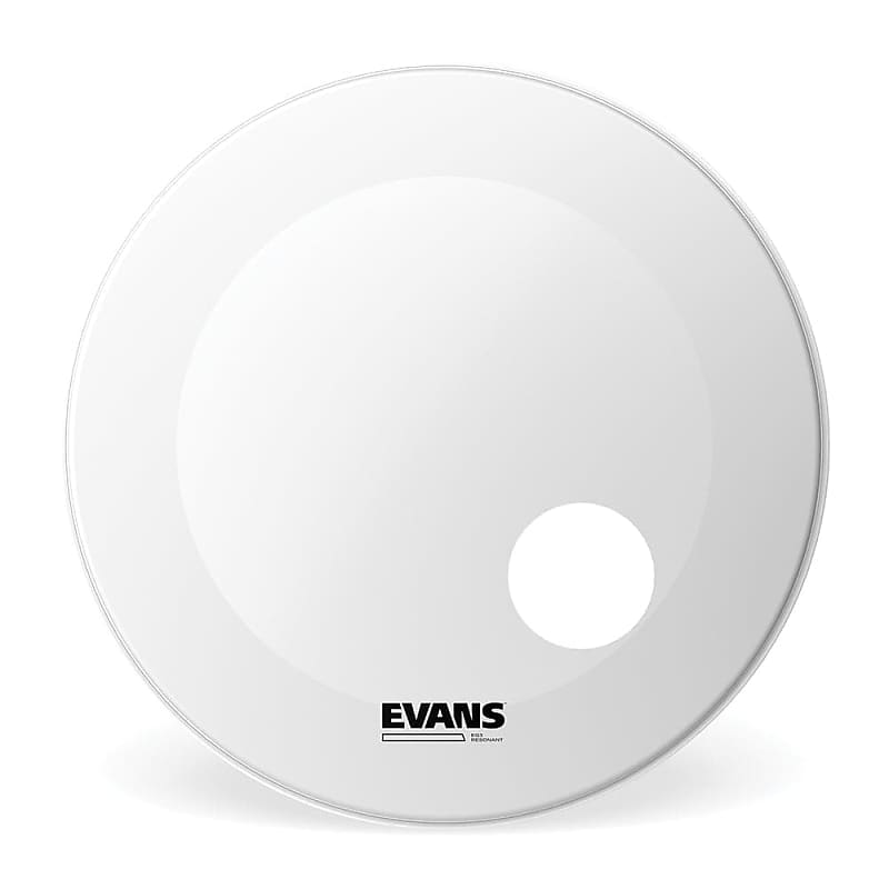 Evans EQ3 Resonant Coated White Bass Drum Head, 20" image 1