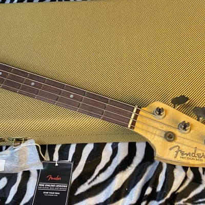 NEW! 2024 Fender 64 Precision Bass Relic 3-Tone Sunburst - Custom Shop - Authorized Dealer - 9 lbs - R133707 image 5