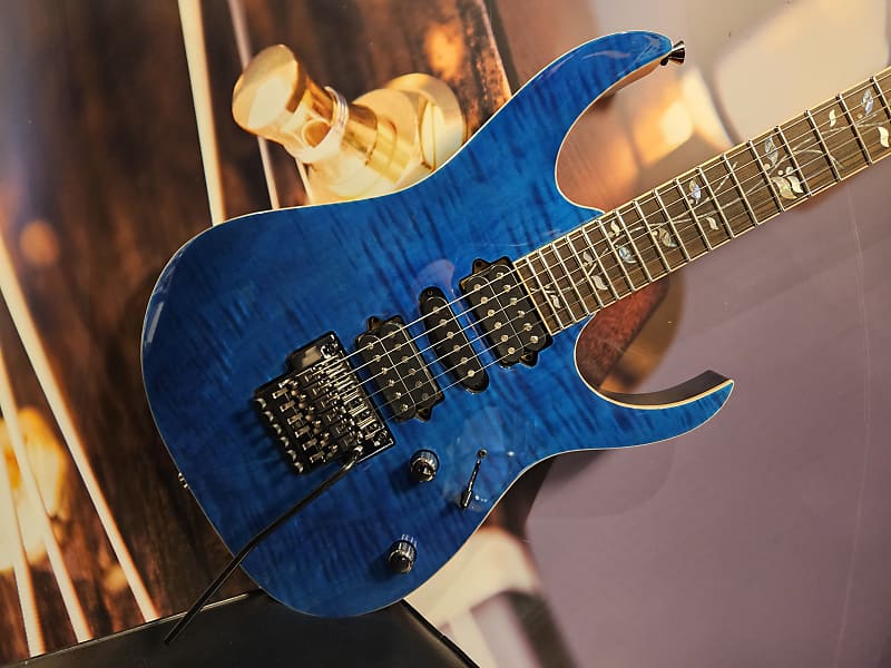 Ibanez RG8570-RBS j.custom 6-String Guitar, Royal Blue Sapphire Incl. Hardcase image 1