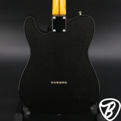 Eleven Guitars Carboncaster #6 of 12, 2018 Black Carbon Fiber image 8
