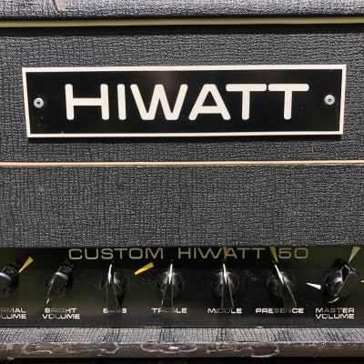 Scorpions & Europe Owned Used 1978 HIWATT Custom 50 DR504 - Main Studio Recording and Live Amp ! image 13