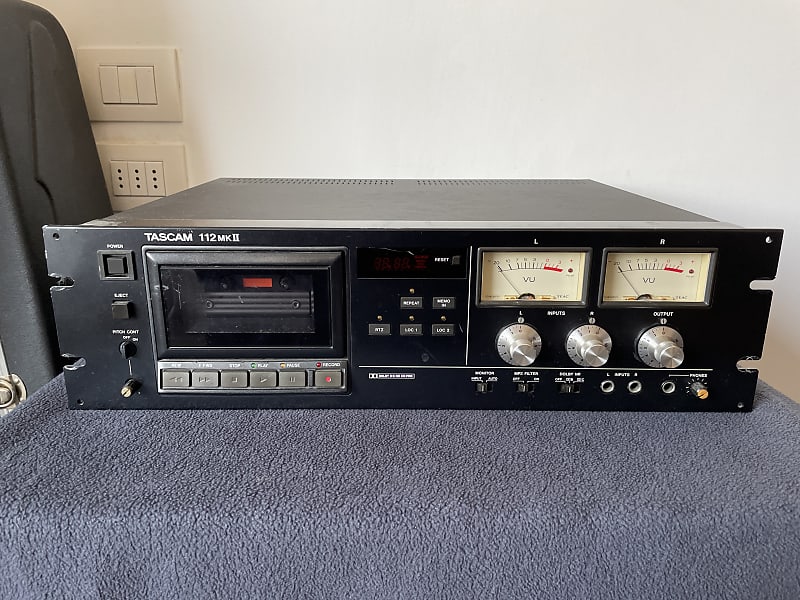 TASCAM 112 MK2 Professional Tape Recorder + XLR Optional Board (need little service) image 1