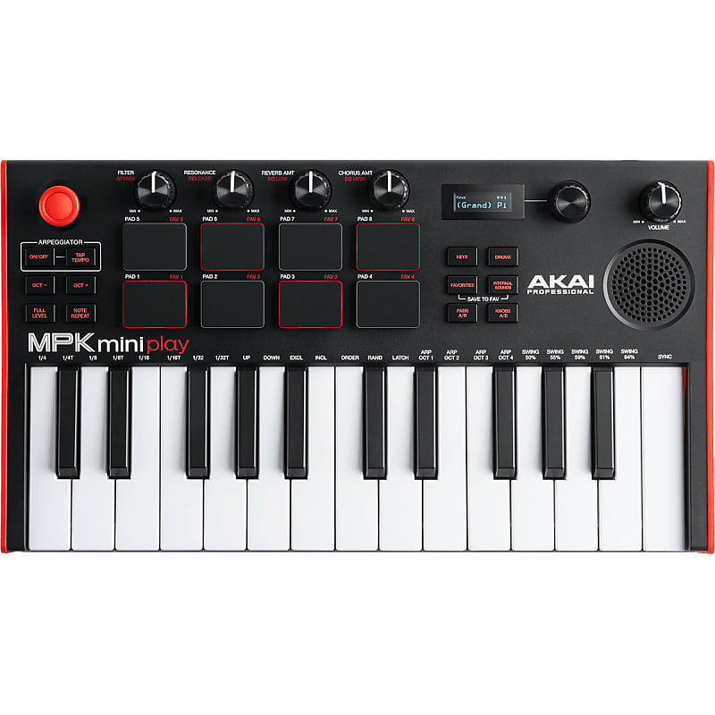 Akai MPK Mini Play MKIII Portable 25-Key MIDI Controller | Reverb