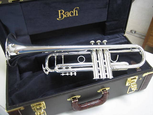 New Bach Stradivarius 180S-37 Standard Bb Trumpet, Silver | Reverb