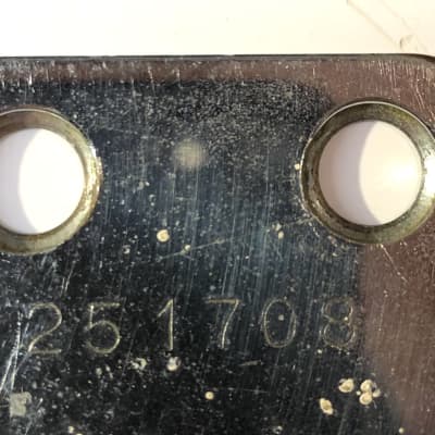 Vintage Vox Neck Plate w/6-Digit Serial Number 1960’s-70’s Chrome image 3