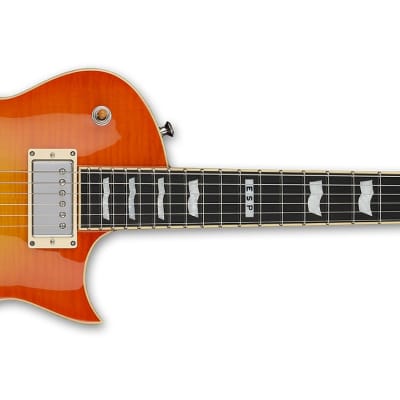 ESP E-II Eclipse Full Thickness Flame Maple Top Vintage Honey Burst 2023 w/OHSC image 4