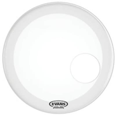 Evans EQ3 Resonant Bass Drumhead Coated White 24 in