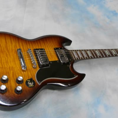 Epiphone SG g 400 Deluxe Flame Top 2000 | Reverb