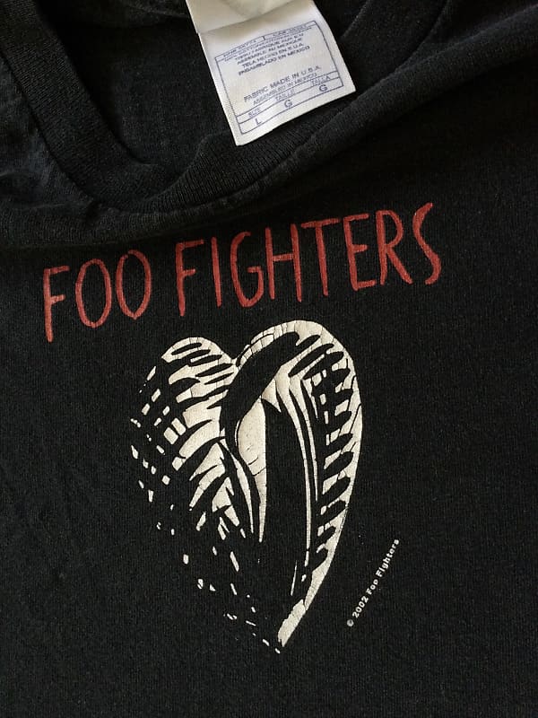 Foo Fighters One By One 2003 tour t-shirt