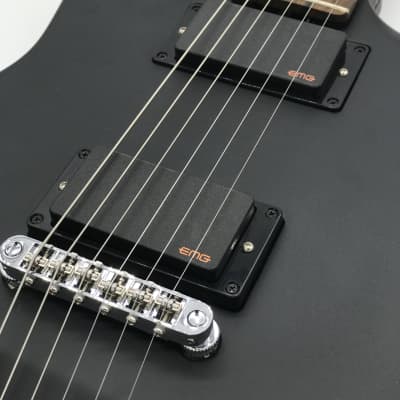 Travel Guitar Ciari Custom Shop-  Satin Black, EMG pickups image 3