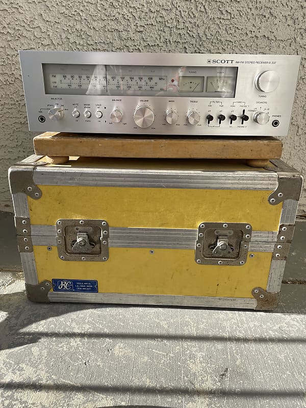 Vintage Scott R337 Stereo Receiver 70s For Parts Or Repairs  			