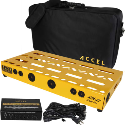 Accel XTA25 Pro Tier Pedal Board with Dual Open Power Supply Bays