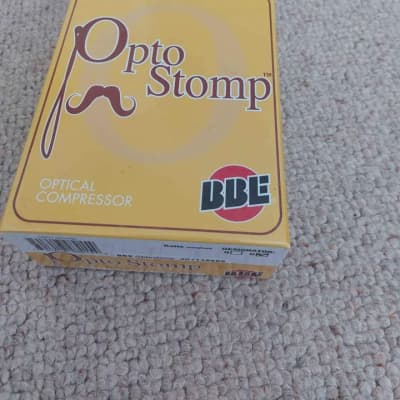 BBE Opto Stomp Optical Guitar/Bass Compressor Pedal 2010s - Yellow image 6