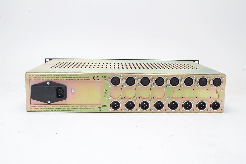アンプ millennia HV-3D HV-3D-8 Eight Channel Microphone Preamplifier - Mil-Media
