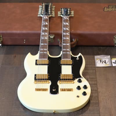 Good Wood Era! 1997 Gibson EDS-1275 Double-Neck SG Electric Guitar Alpine White + OHSC for sale