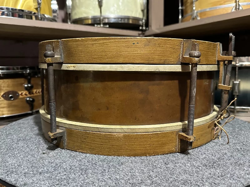 Pergament And Trommelfabrik Vintage Brass Snare Drum Reverb