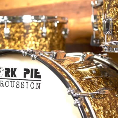 Pork Pie Percussion 3-Piece Custom Drum Set in Root Beer Pearl image 4