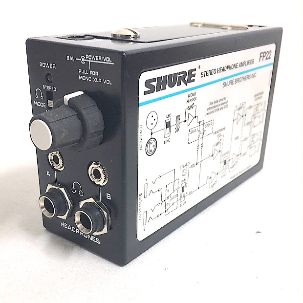 【SALE】 Headphone Stereo FP22 Shure Amp Reverb | ヘッドフォンアンプ