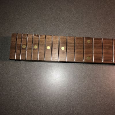 prs style  3x3 exotic wood guitar neck for luthier repair parts image 4