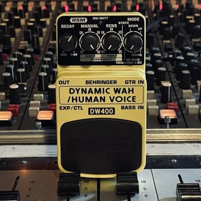 Behringer DW400 Dynamic Wah/Human Voice – 2010s Yellow for sale