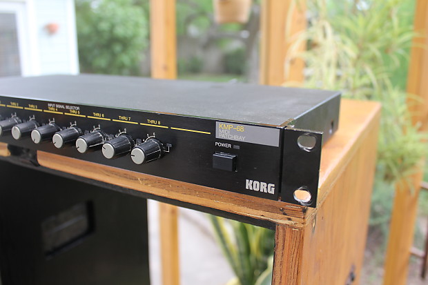 RARE vintage Korg KMP-68 MIDI patchbay