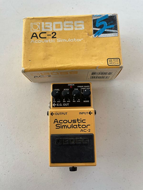Boss Roland AC-2 Acoustic Simulator Guitar Effect Pedal + Original Box image 1