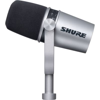 Shure MV7 Podcast Microphone - Silver image 2