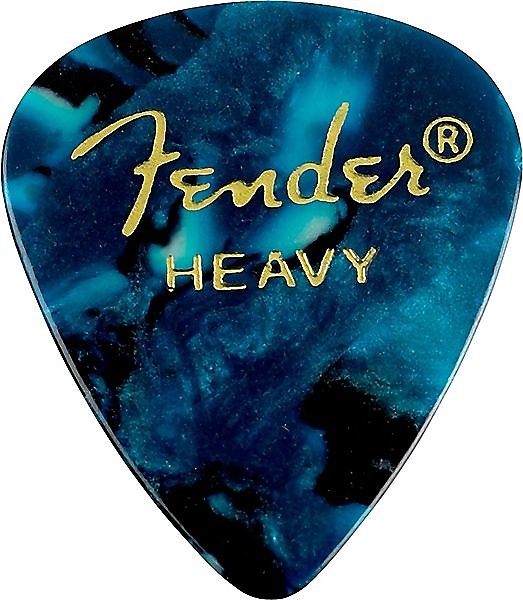Fender 351 Shape Premium Picks, Heavy, Ocean Turquoise, 144 Count 2016 image 1